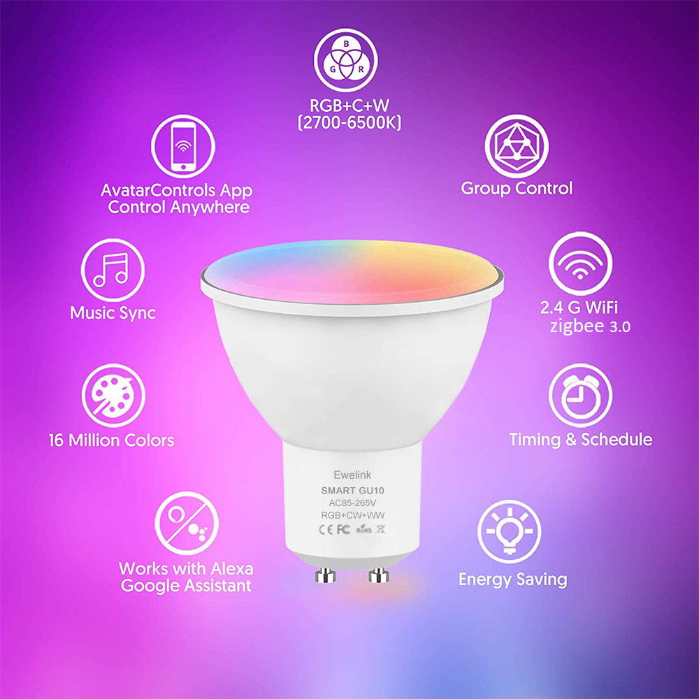 Inteligentny ZigBee GU10 WiFi  – Smart Home Yellow recenzja i cena