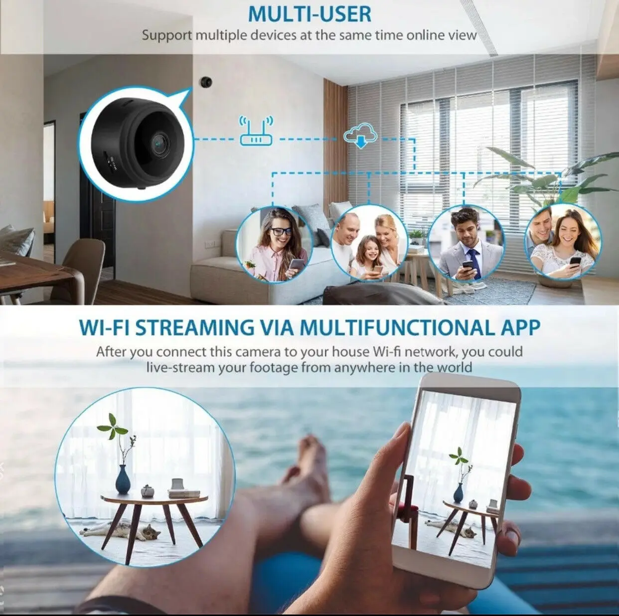 HD 1080P Mini cyfrowa kamera W – Smart Home Kamera recenzja i cena