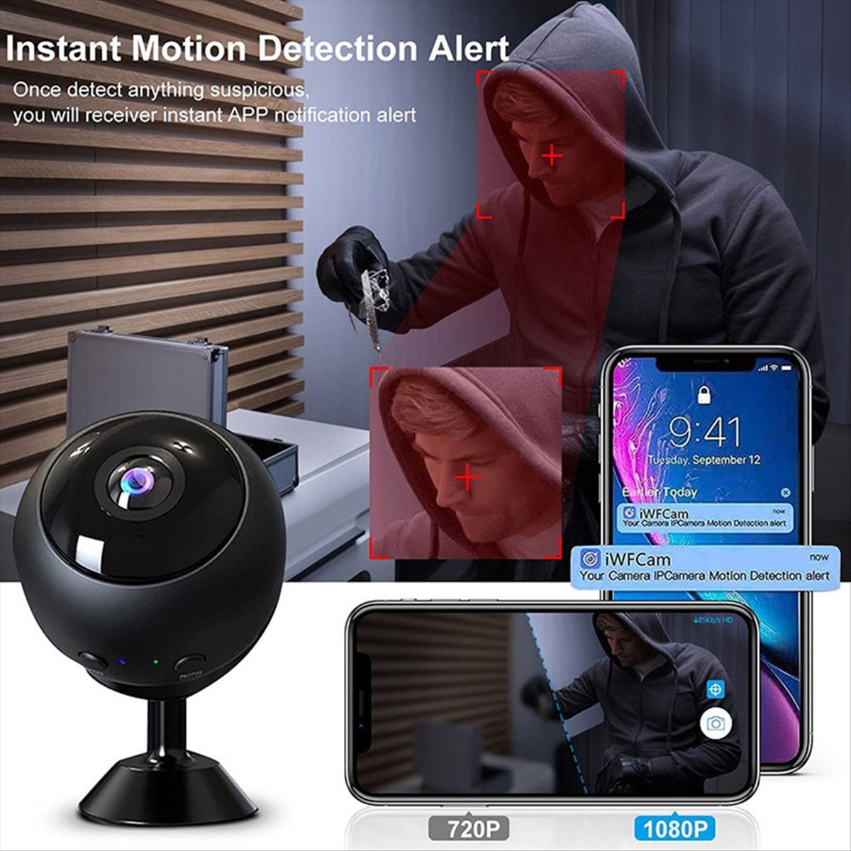 Stabilna Kamera Mini WiFi 1080 – Smart Home Kamera recenzja i cena