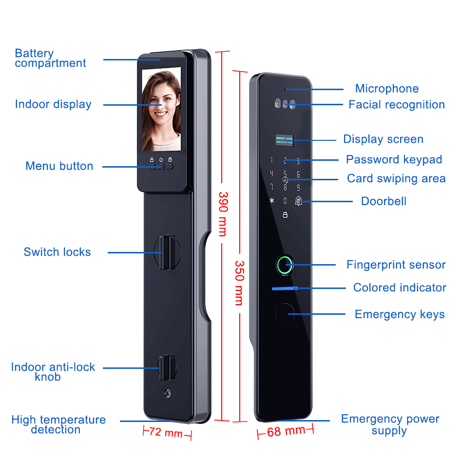 RAYKUBE R2 IP66 Wodoodporny Za – Wifi Doorbell Camera recenzja i cena
