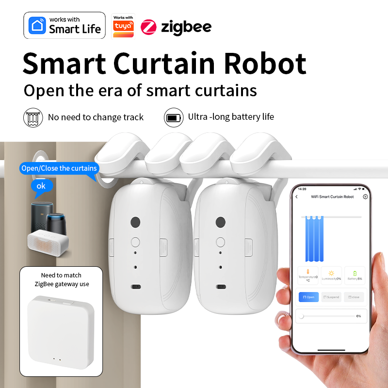 Robot sterujący roletami Zigbe – Smart Home Elements recenzja i cena